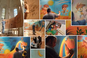 Fresque d'Olivier Supiot
