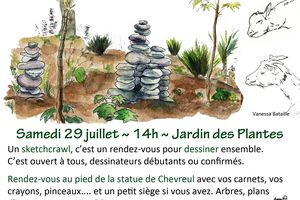 56e sketchcrawl - Jardin des plantes