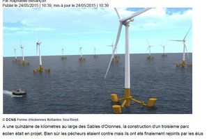 Projet éolien au large des Sables d'Olonne