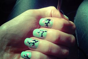 Nail art japonais du printemps