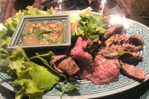 Lao-Siam test d'un restaurant laotien et thaïlandais