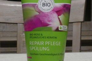 Test de l'après-shampoing bio Lavera à la rose (bon de réduction nu3 inside)