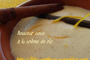 Douceur de coco à la crème de riz
