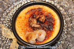 Crème Brûlée au Foie Gras et Letchis