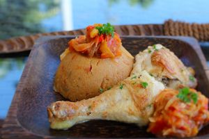 Amiwo au Poulet - Bénin- Afrique de l'Ouest