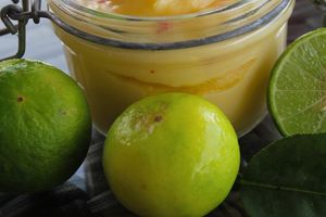 Lime Curd Sucré-Salé au Piment Ou Crème de Citron Galet Piment Cabris