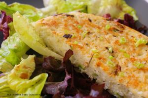 Galette de Riz au Fromage et aux Herbes