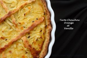 Tarte Chouchou Tangor et Vanille Bleue (sans lactose)