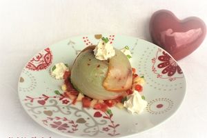 Dômes de Poisson Fumé et douceur de Petits Pois - Rougail Pimenté - Chantilly Citron Gingembre
