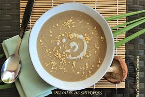 Velouté de Shiitakes, Citronnelle Coco