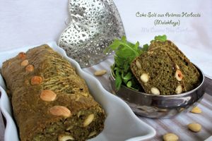 Cake Salé aux Amandes et Arômes Herbacés (Molokheya)