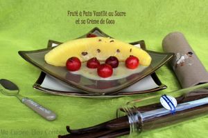 Fruit à Pain Vanillé au Sucre et sa Crème de Coco