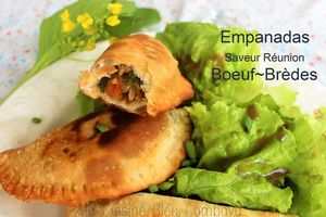 Empanadas, Saveurs Réunion, Boeuf~Brèdes