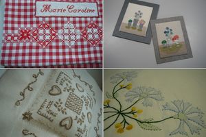 broderie, reprise des cours à Chavanay.