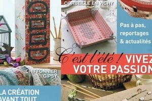 Cartonnage et broderie.