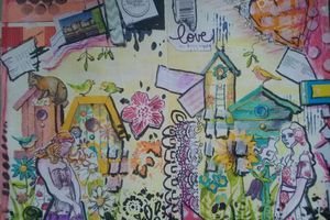 Art journal, quelques pages.