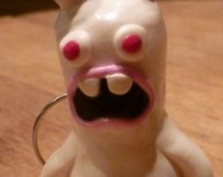 Lapin crétin en fimo