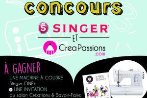 Concours pour gagner une machine à coudre Singer