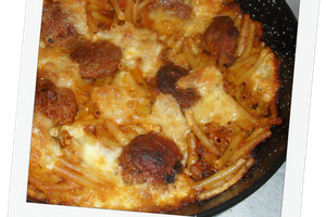 Gratin de boulettes de boeuf