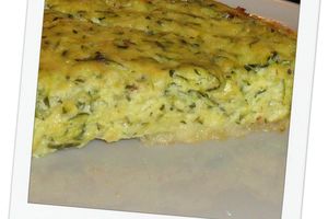 Tarte courgette et chevre