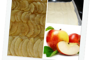 Tarte (très) fine aux pommes