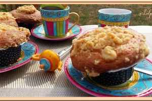 Muffins au Nutella façon crumble