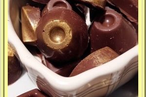 Chocolats fourrés à la pâte de Gavotte