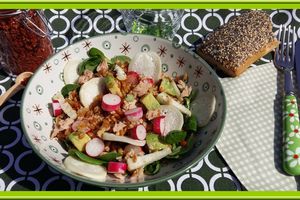 Salade de petit épeautre et radis