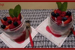 Pudding de Chia aux fruits rouges