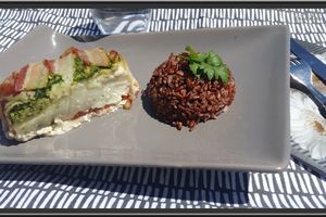 Dos de Lieu noir au Pesto de fanes de radis