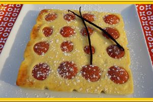 Gâteau léger au fromage blanc et abricots
