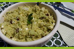 Taboulé de Concombre, Menthe et Feta au thermomix