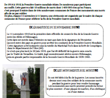Armistice du 11 novembre 1918 CE2-CM1-CM2