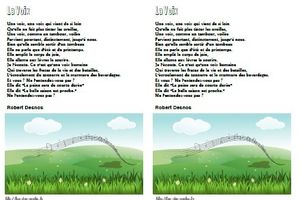 La voix - Robert Desnos CE2-CM1-CM2