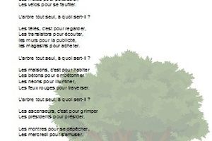 L'arbre - Jacques Charpentreau - CM1-CM2