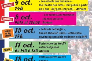 A vos agendas! Octobre - Décembre 2017