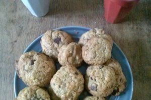 cookies aux éclats de chocolat noir et blanc