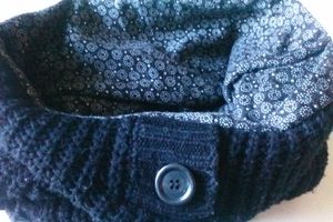 Réaliser un snood avec un pull (défi pinterest n°3)