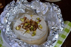 Camembert Le bleu Miel - Noix - Pistaches