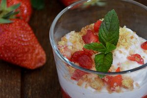 Verrine Fraise - Mousse Mascarpone