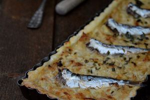 Tarte Oignons - Sardines
