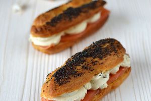 Eclairs au Saumon Fumé et au Fromage