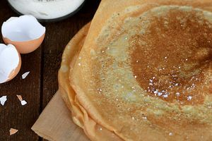 Crêpes au lait d'amandes