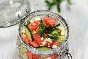 Salade Pastèque - Concombre - Féta