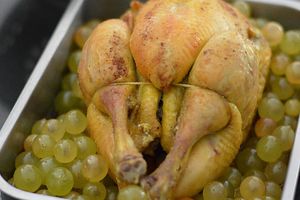 Poulet Rôti au Raisin