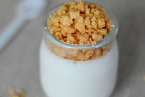Yaourt à la Vanille et au Crumble