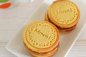 Sablés citron fourrés à la crème de Marron