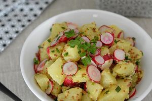 Salade de pommes de terre et radis