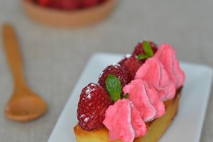 Gâteau sucré Pommes de terre, Citron et Framboises