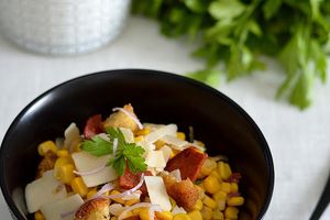 Salade gourmande Maïs, Chorizo